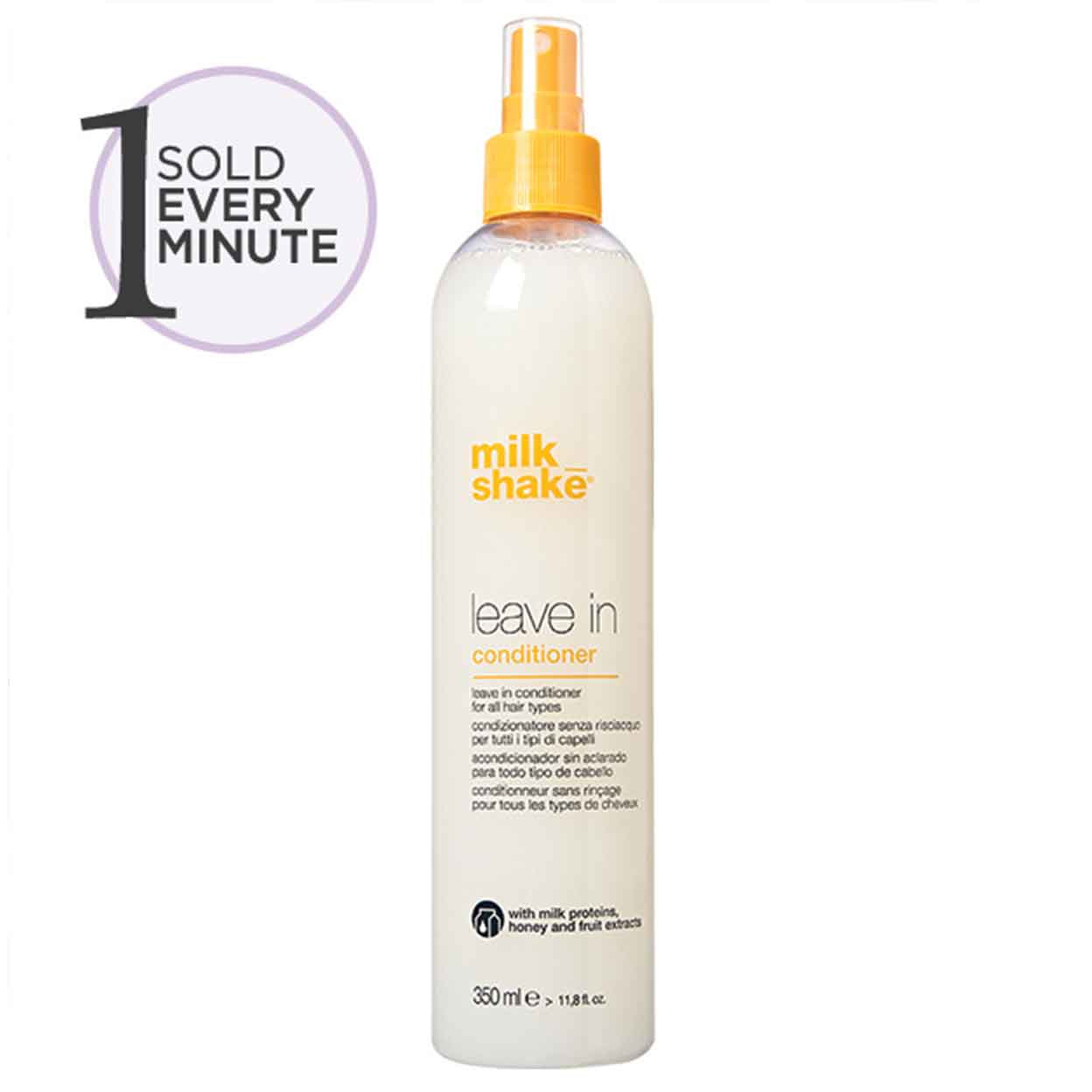 milk_shake Leave-In Conditioner Detangler Spray for Natural Hair - Leave In Conditioner for Curly Hair or Straight Hair - Protects and Hydrates Color Treated and Dry Hair, 11.8 Fl Oz