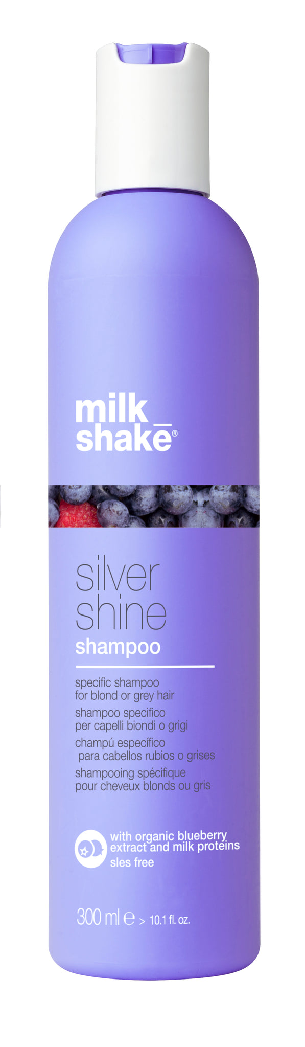milk_shake Silver Shine Light Purple Shampoo for Blonde Hair - Blonde Toner for Brassy Hair Milk 10.1 Fl Oz (Pack of 1)