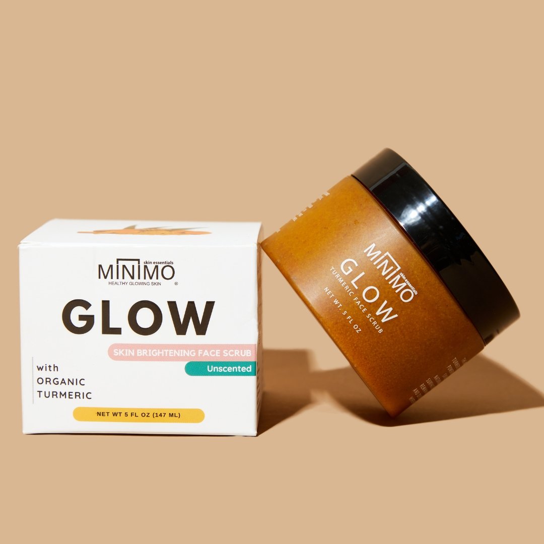 Minimo Glow Turmeric Skin Brightening Facial Scrub