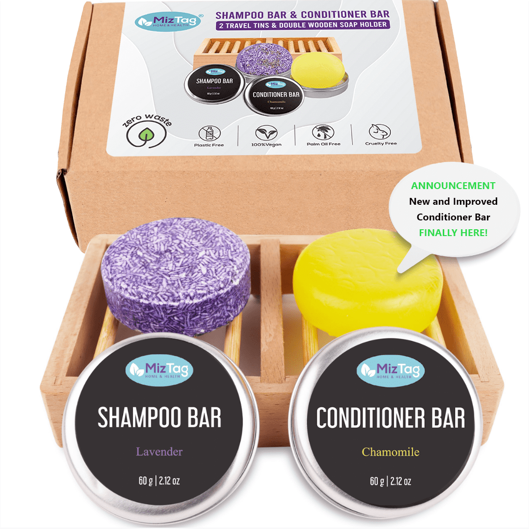 Miztag Homeware Shampoo Bar and Conditioner Bar