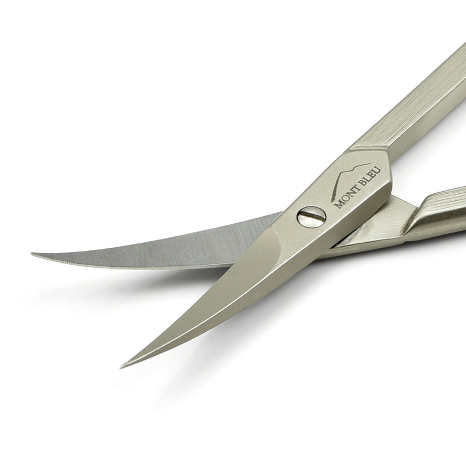 Mont Bleu Two-in-one Nail & Cuticle Combination Scissors made in Italy | sharpened in Solingen