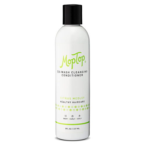 MopTop Cowash Cleansing Conditioner, Wavy, Curly & Kinky-Coily, Color Treated & Natural Hair Moisturizer, made w/Aloe, Sea Botanicals & Honey reduces Frizz, increases Moisture & Manageability CoWash Conditioner