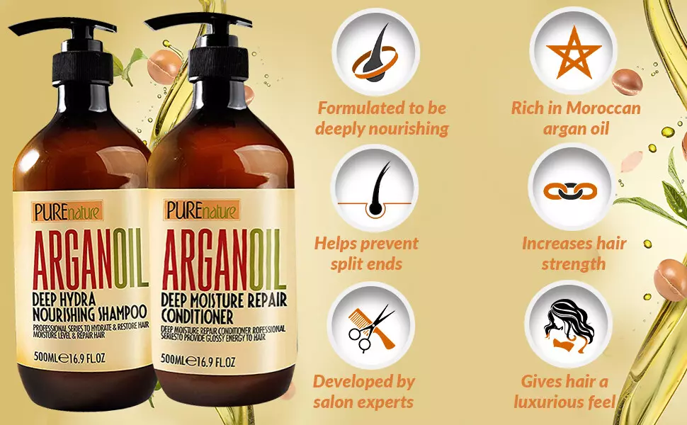 Moroccan Argan Oil Shampoo and Conditioner