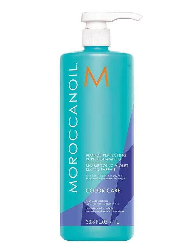 Moroccanoil Blonde Perfecting Purple Shampoo 6.7 Fl Oz (Pack of 1)