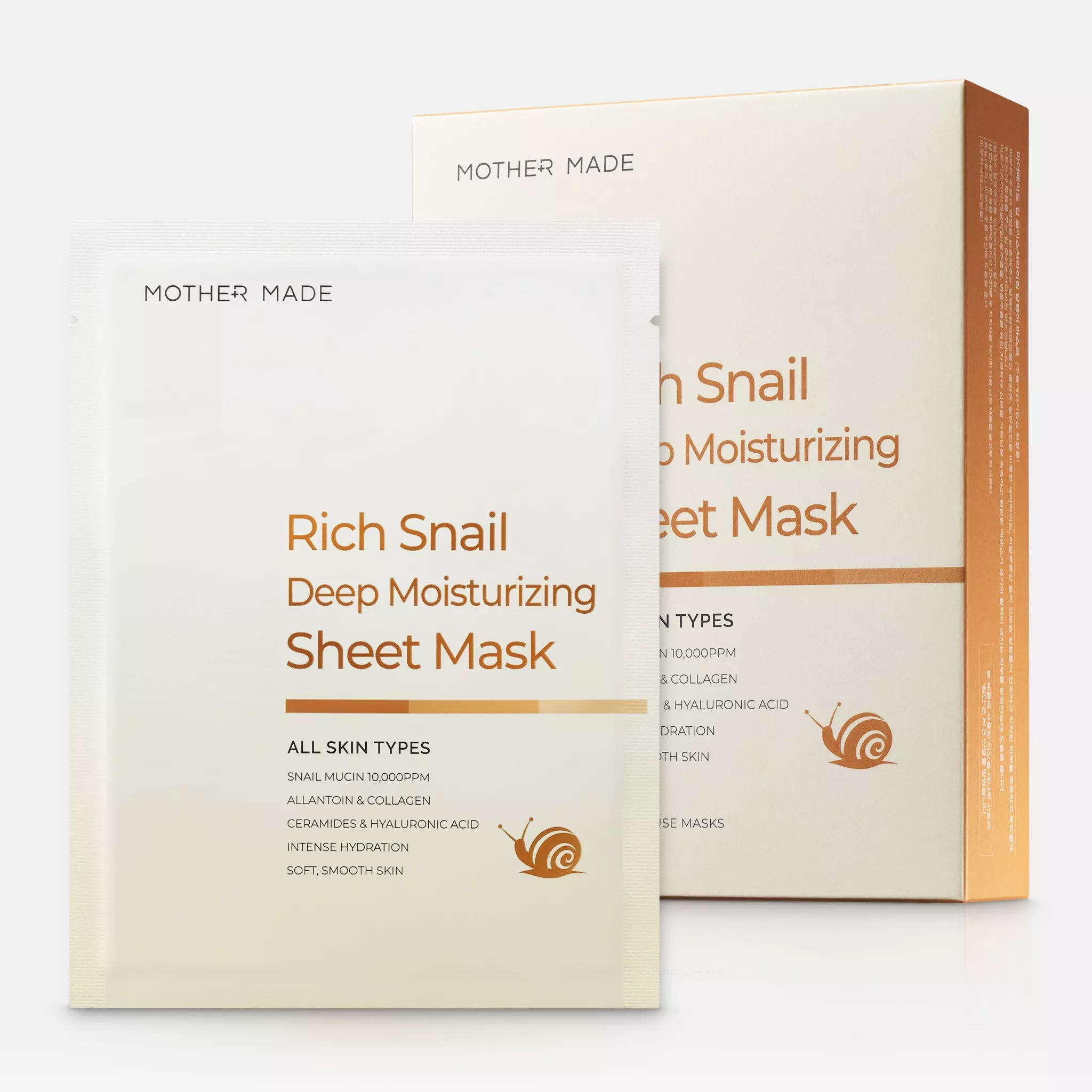 MOTHER MADE Rich Snail Deep Moisturizing Sheet Mask