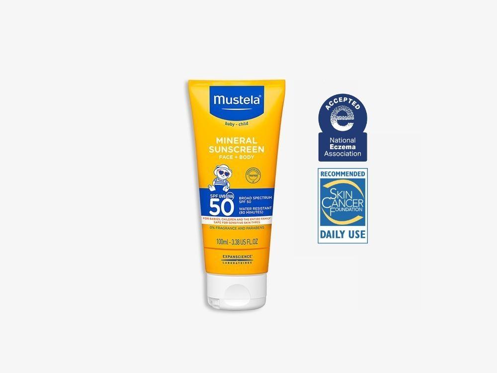 Mustela Baby Mineral Sunscreen Lotion SPF 50 Broad Spectrum