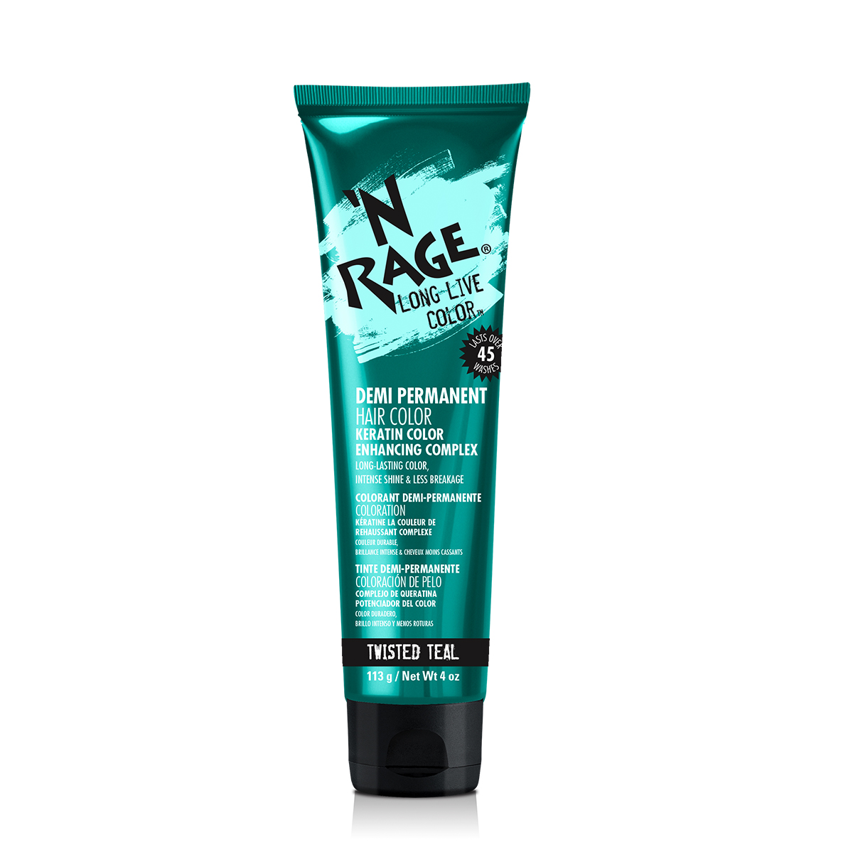 ‘N Rage long Live Demi-Permanent Hair Color – Twisted Teal
