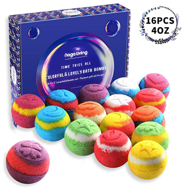 Nagaliving 5-in-1 Bath Bomb Gift Set