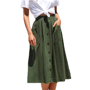 Naggoo Midi Skirt With Pockets