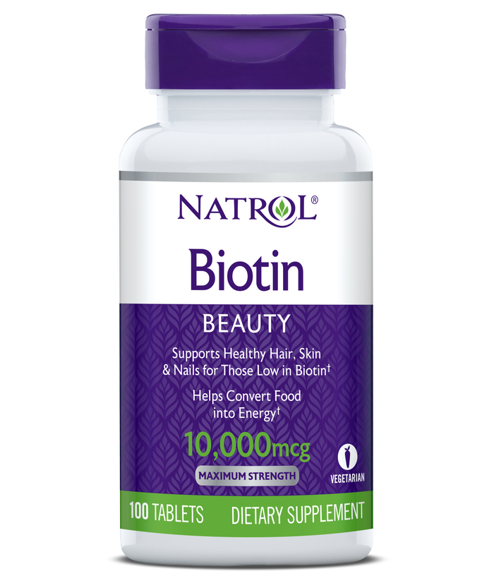 Natrol Biotin Beauty Tablets Promotes Healthy Hair