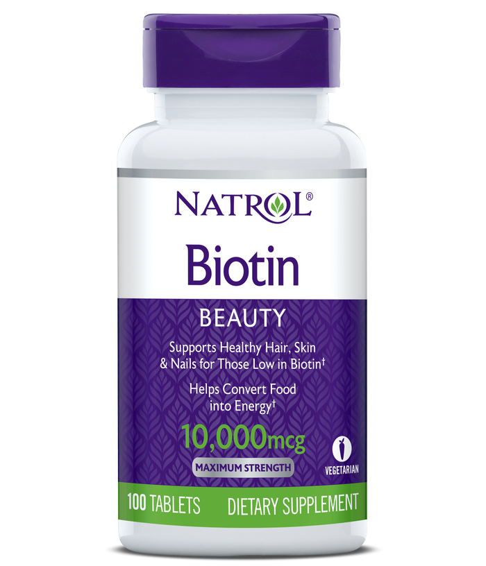 Natrol Biotin Beauty Tablets Promotes Healthy Hair