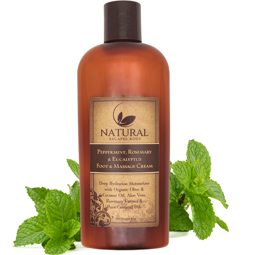 Natural Escapes Peppermint, Rosemary & Eucalyptus Foot & Massage Cream