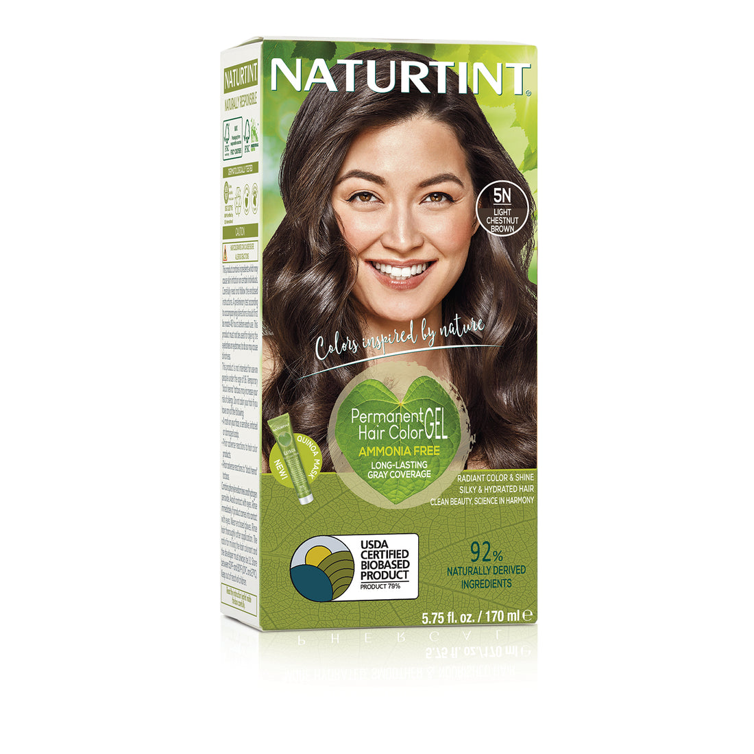 Naturetint Permanent Hair Color Gel- Light Chestnut Brown