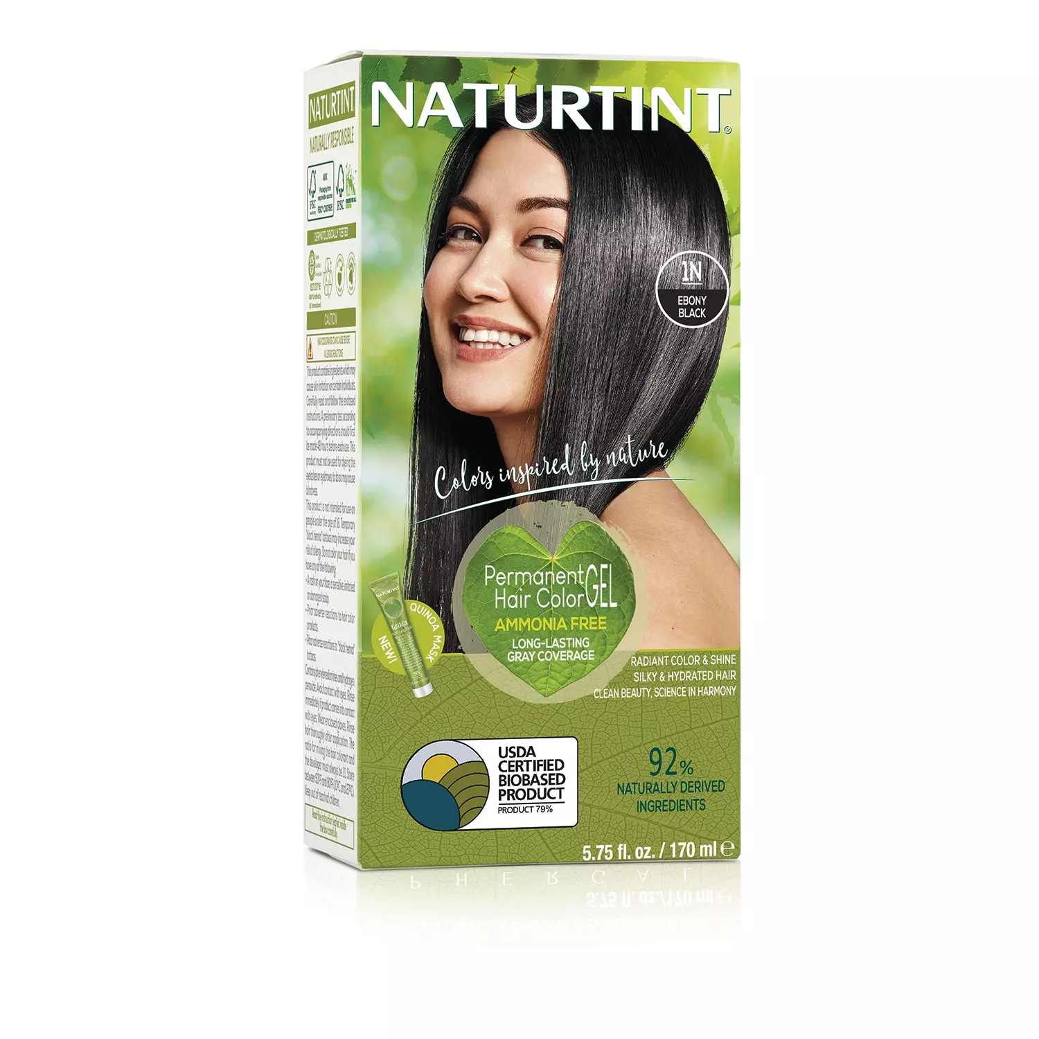 Naturtint Permanent Hair Color – Ebony Black