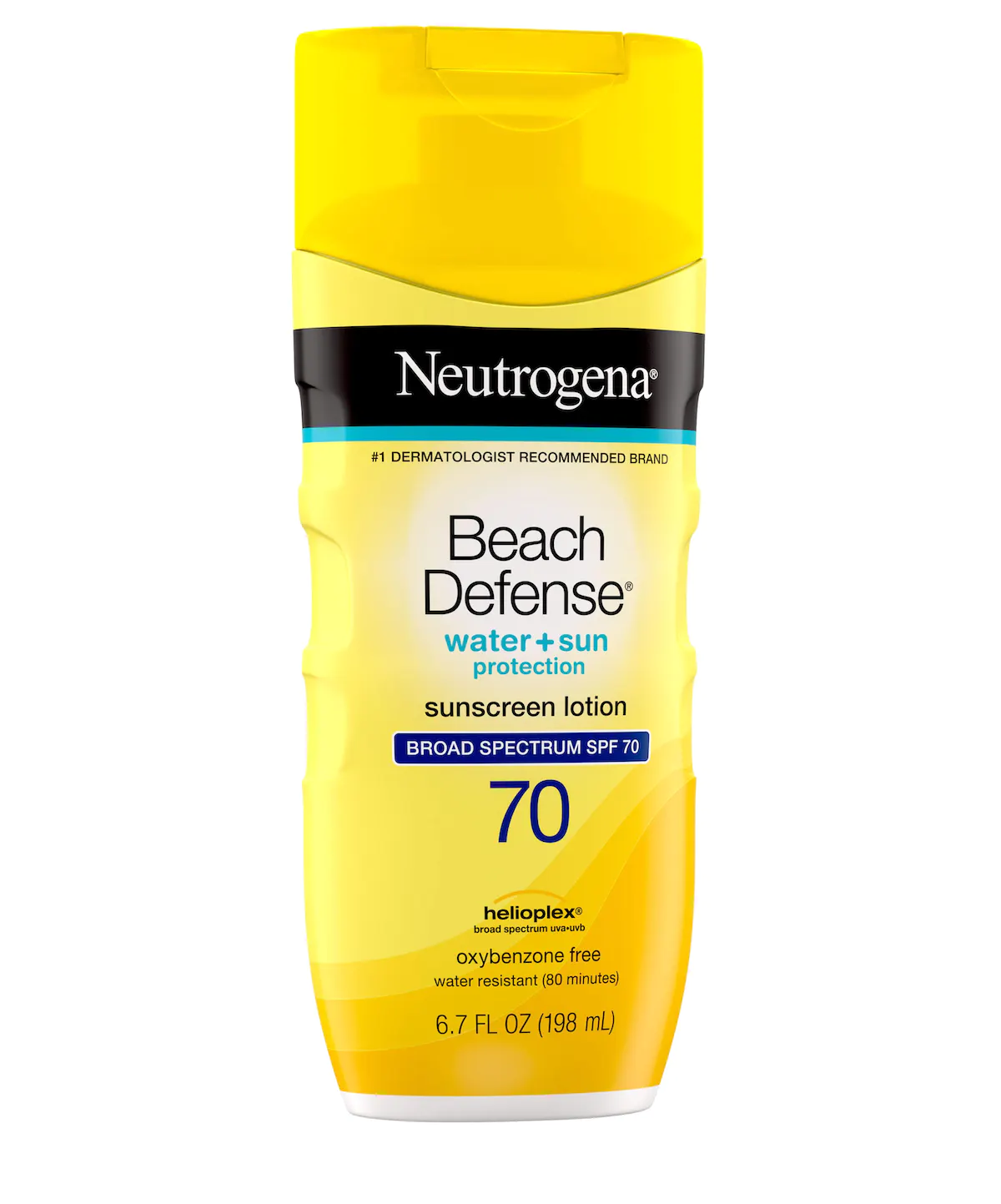 Neutrogena Beach Defense Water Resistant Sunscreen Lotion with Broad Spectrum SPF 70