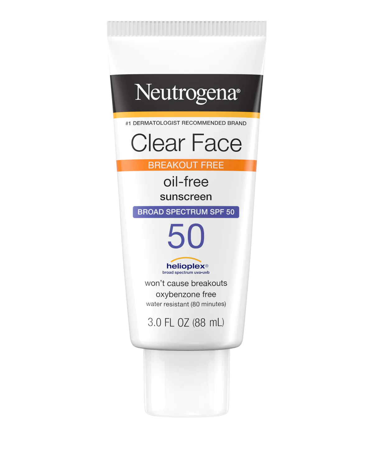 Neutrogena Clear Face Oil-Free Sunscreen With SPF 55