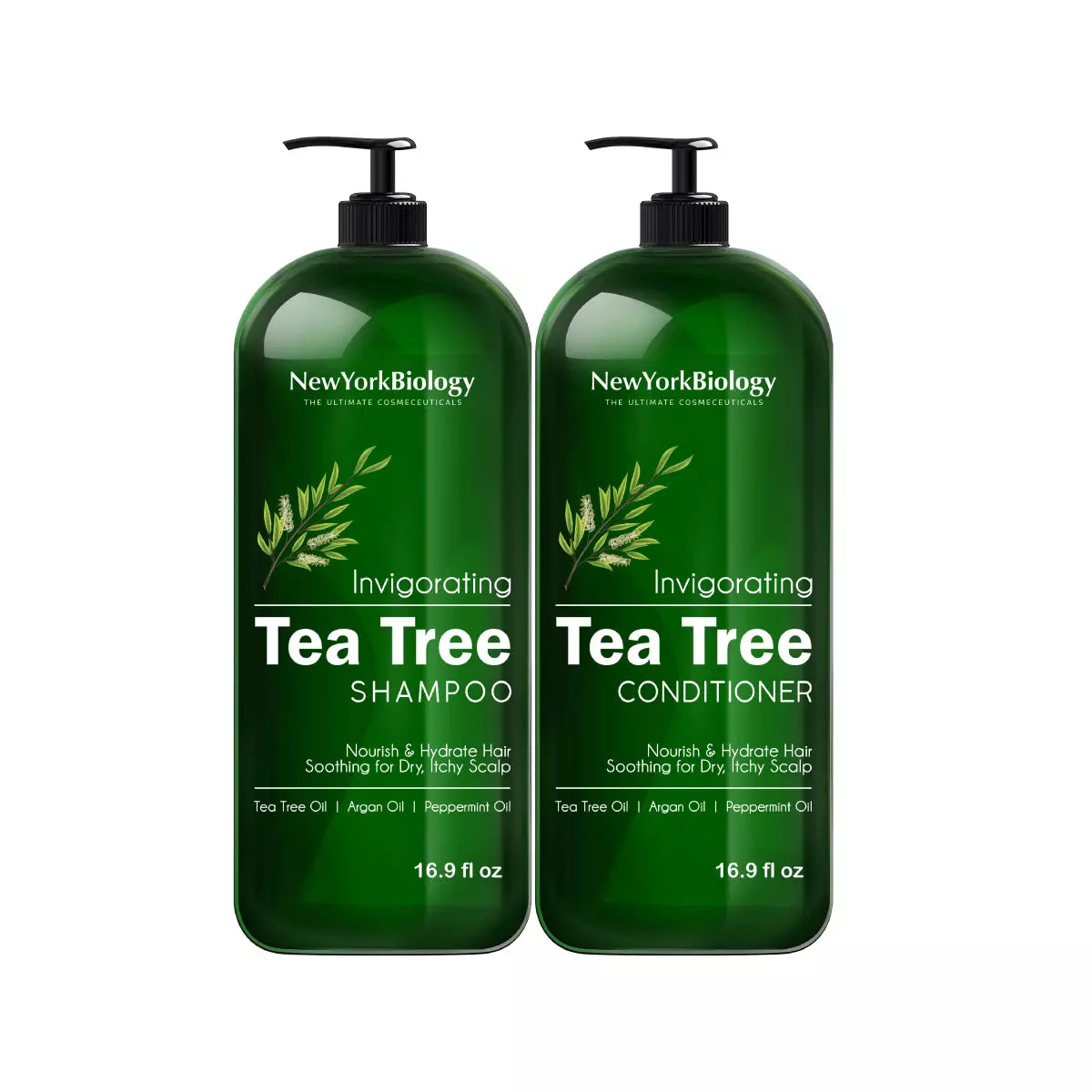 New York Biology Invigorating Tea Tree Shampoo And Conditioner Set