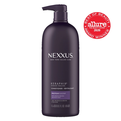 Nexxus Keraphix ProteinFusion Conditioner with Keratin Protein and Black Rice Conditioner for Damaged Hair 33.8 oz