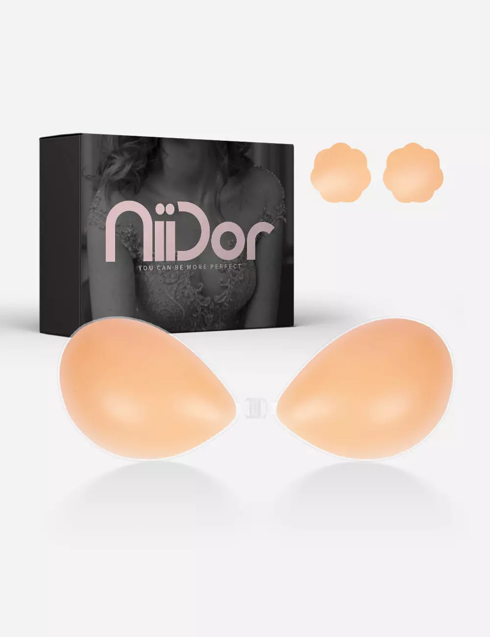 Niidor Silicone Invisible Strapless Bra