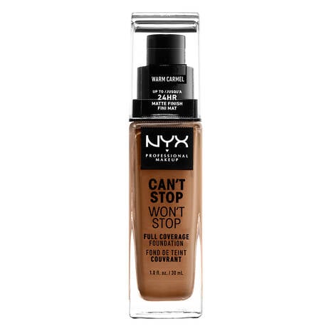 NYX PROFESSIONAL MAKEUP Can’t Stop Won’t Stop Foundation – Warm Carmel