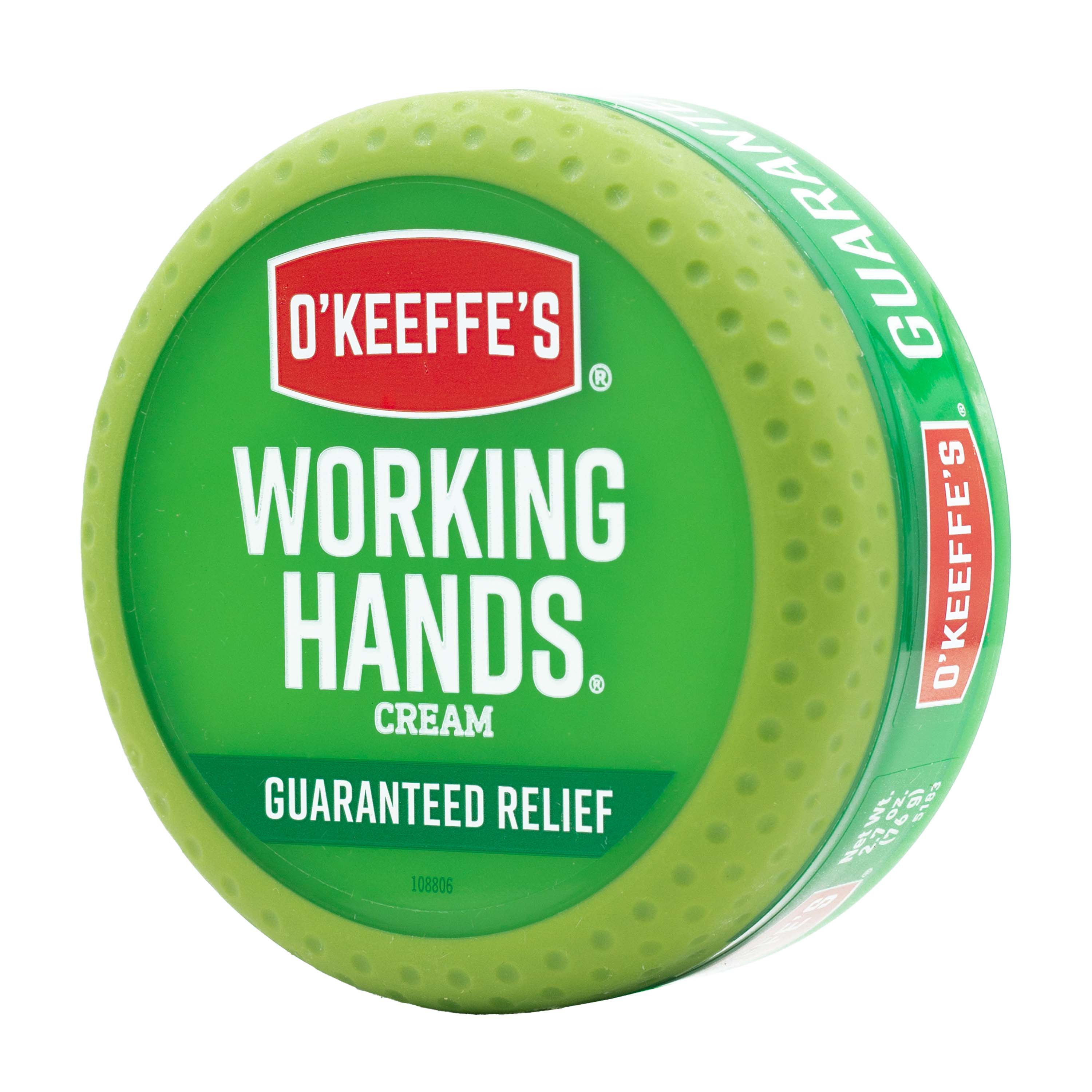 O'Keeffe's Working Hands Hand Cream for Extremely Dry, Cracked Hands, 3.4 Ounce Jar, (Pack 1) 1 - Pack Hand Cream