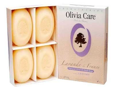 Olivia Care Natural Lavende Olive Oil Bath Soap