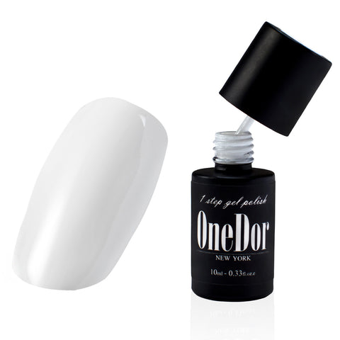 :OneDor 1 Step Gel Nail Polish – White