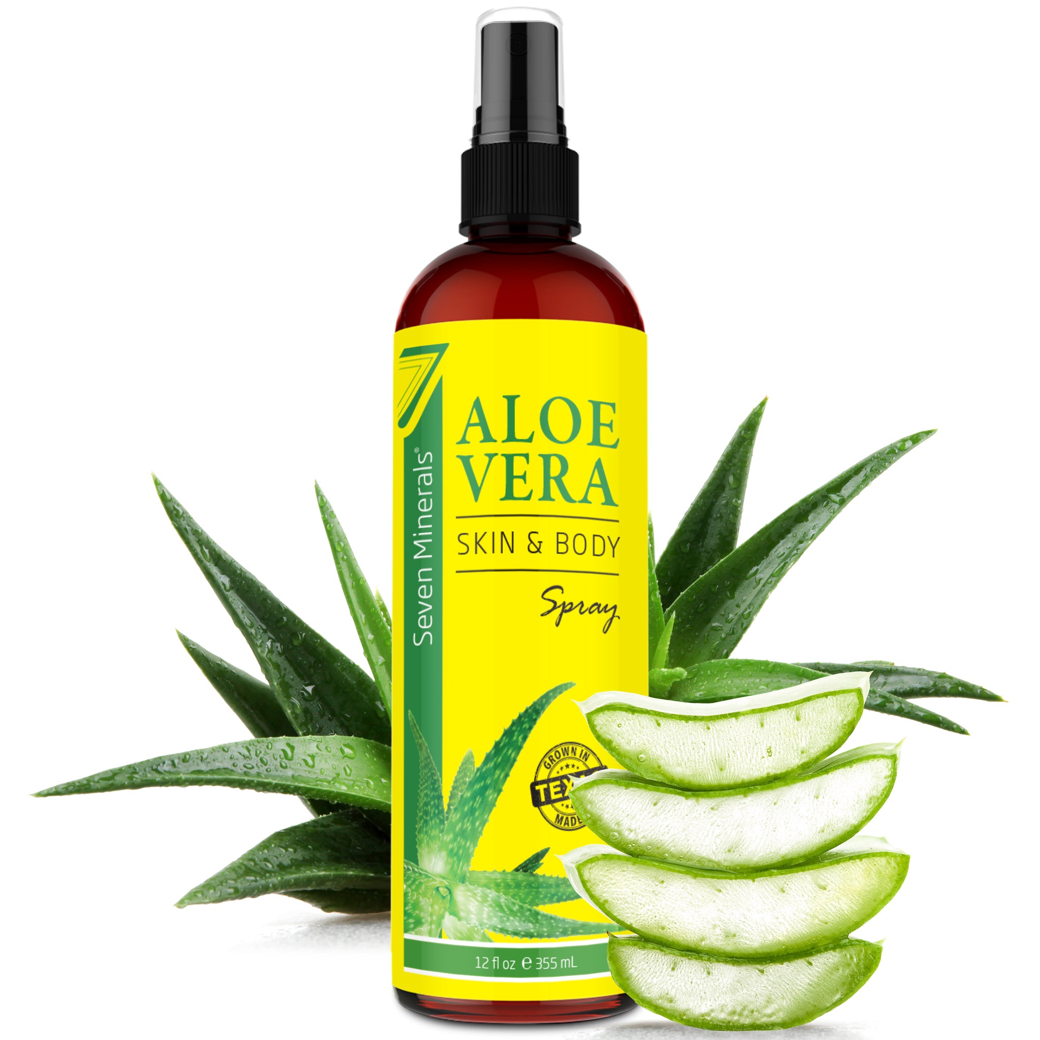 Organic Aloe Vera Spray for Body & Hair