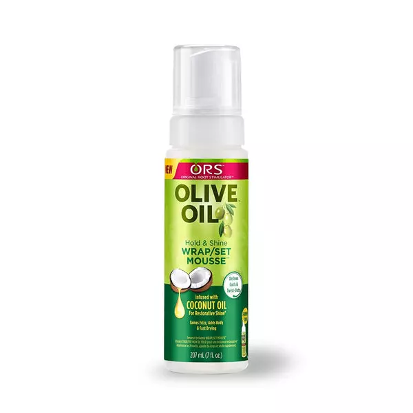 ORS Olive Oil Hold & Shine Wrap/Set Mousse 7 Fl Oz (Pack of 1)