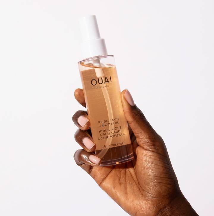 OUAI Rose Hair & Body Oil. A Luxurious, Multi-Purpose Oil to Hydrate Your Hair and Skin. It?s Fast-Absorbing and Scented with Rose and Bergamot. Free from Parabens, Sulfates and Phthalates (3 oz)