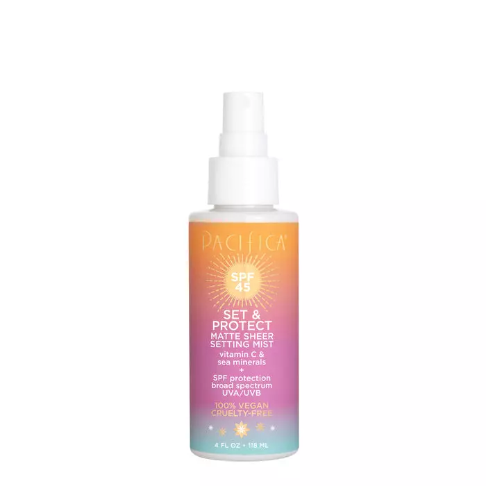 Pacifica Set & Protect Matte Sheer Setting Mist SPF 45