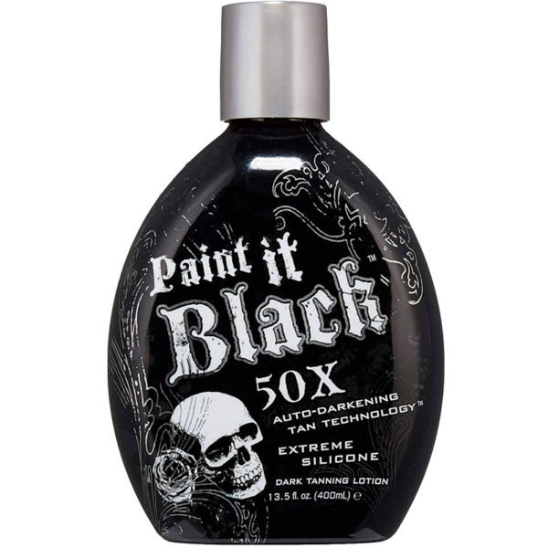 Paint It Black 50X Auto Darkening Tan Technology Dark Tanning Lotion