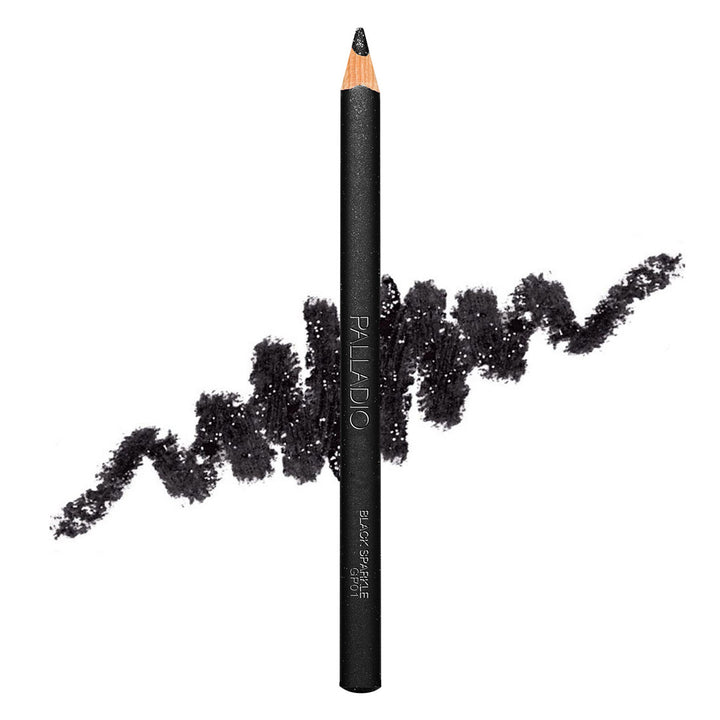 Palladio Black Sparkle Glitter Eyeliner Pencil