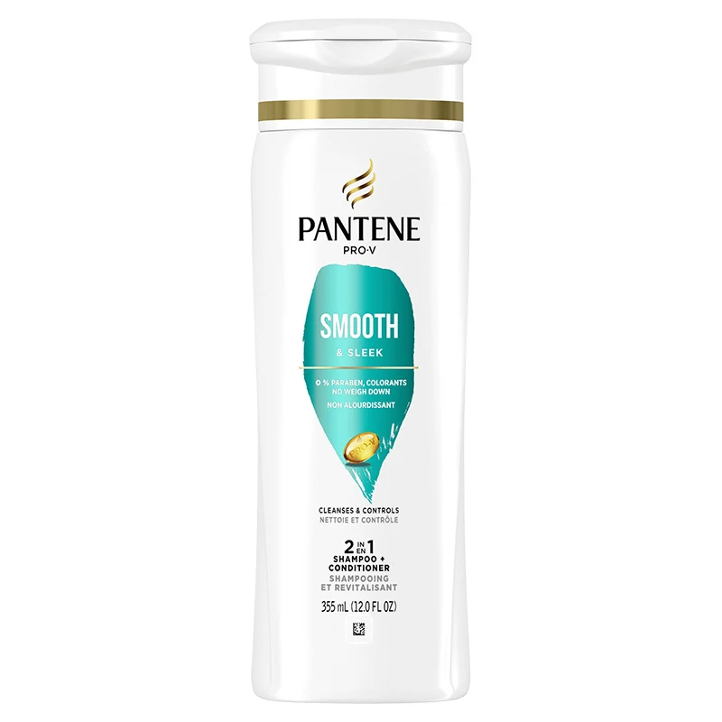 Pantene Pro-V Smooth & Sleek 2 In 1 Shampoo & Conditioner