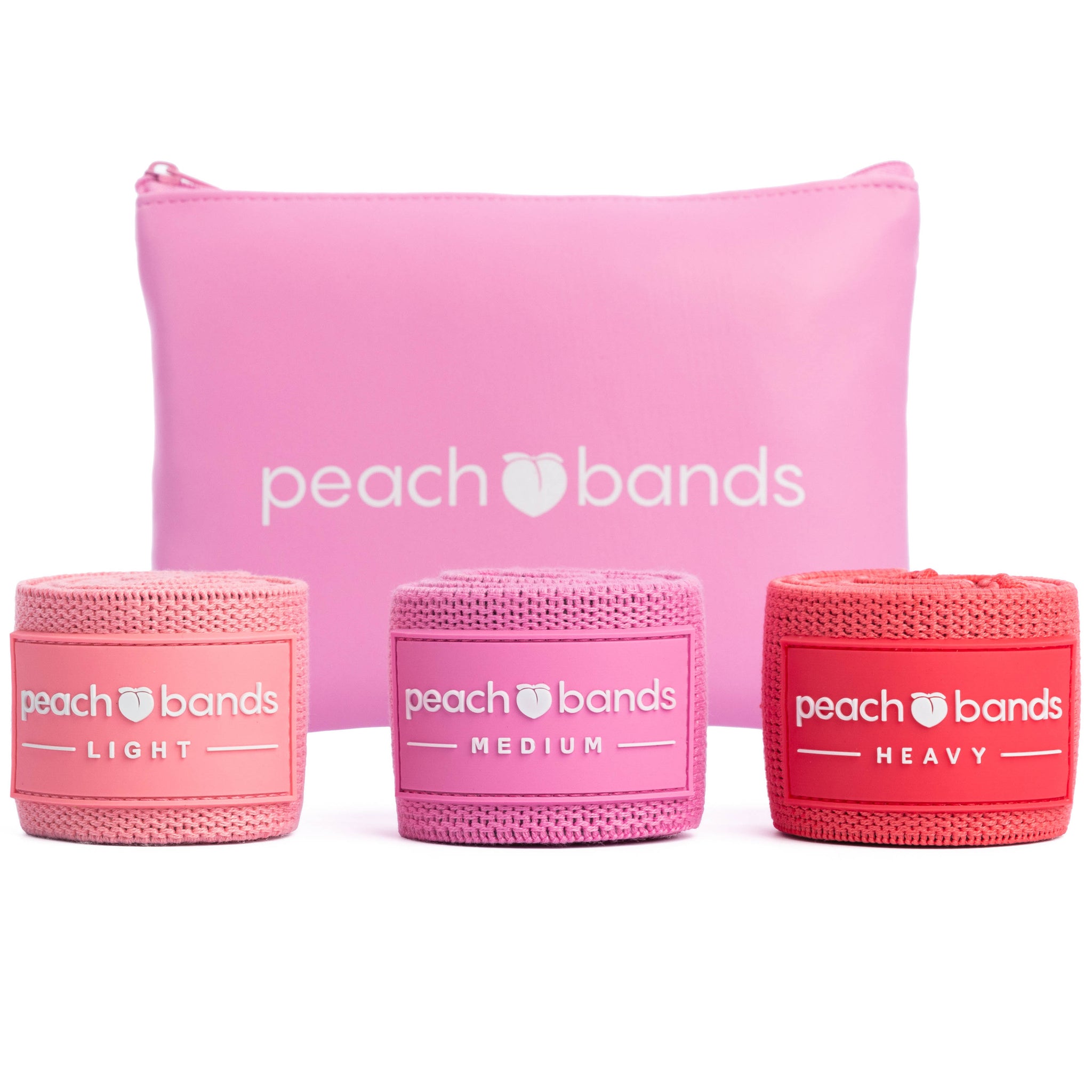 Peach Bands Core Sliders Fitness - Dual Sided Exercise Discs for Abs and Core