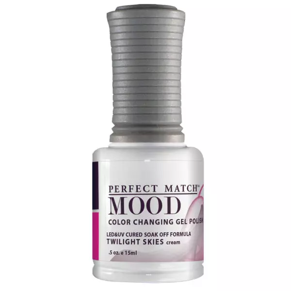 Perfect Match Mood Color Changing Gel Polish – Twilight Skies