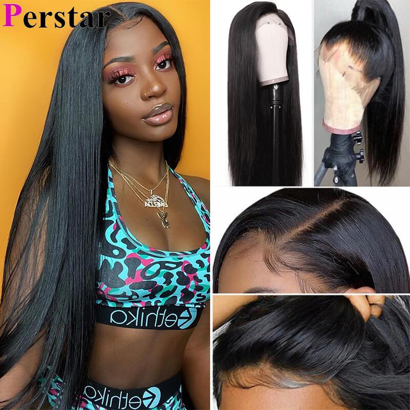Perstar Store Glueless Lace Front Human Hair Wig