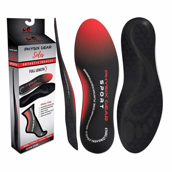 Physix Gear Full Length Orthotic Insoles