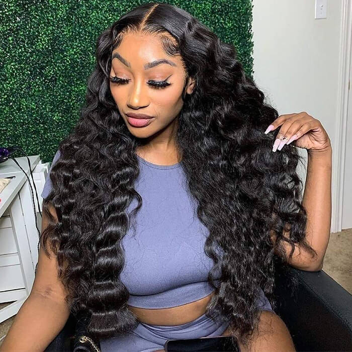 Pizazz Human Hair Lace Front Wig 