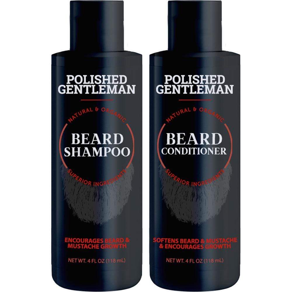 Polished Gentleman Natural & Organic Beard Shampoo & Conditioner