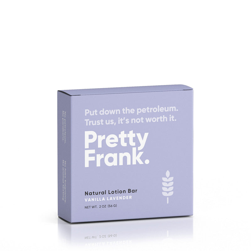 Pretty Frank Natural Lotion Bar– Vanilla Lavender