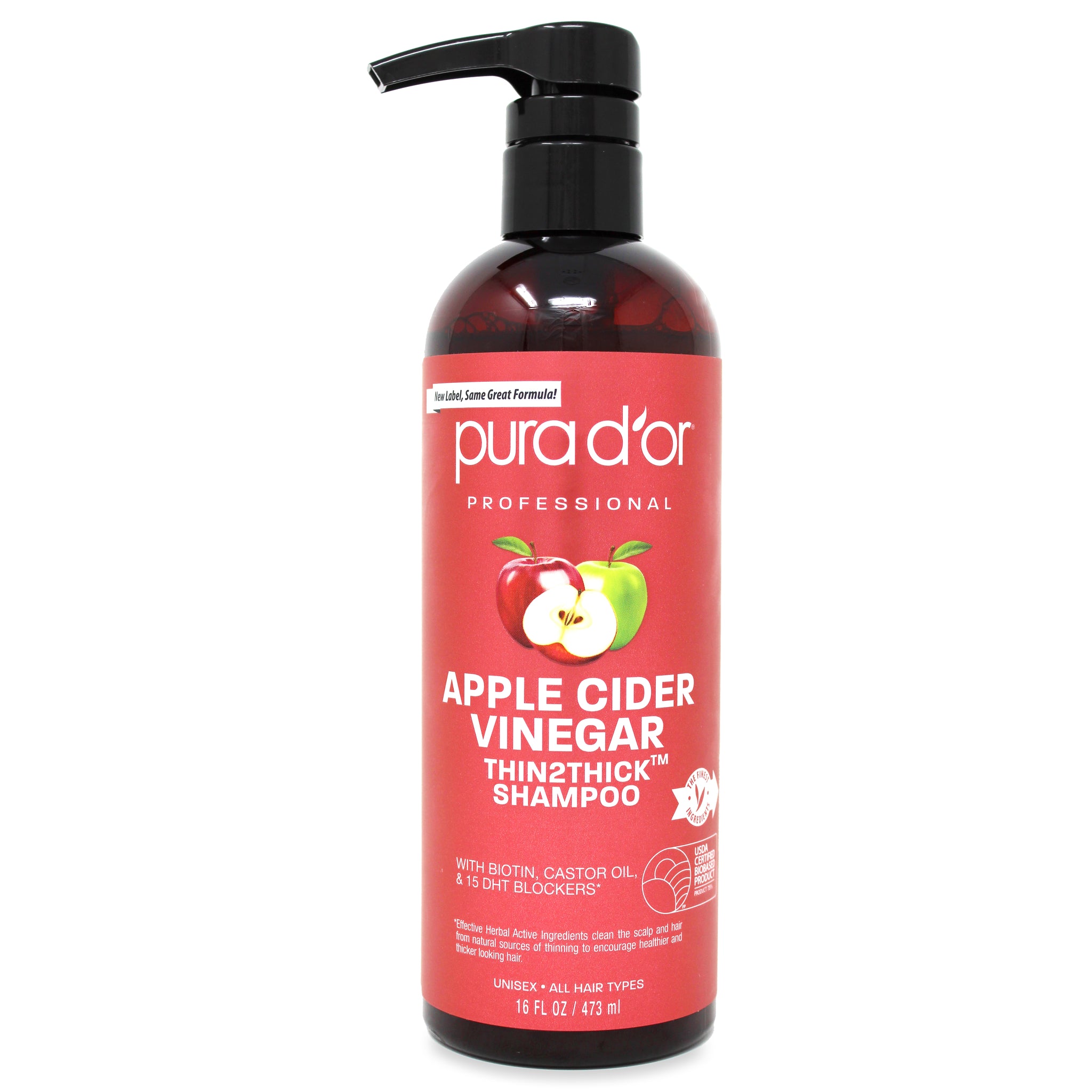 Pura D’or Apple Cider Vinegar Thin2Thick Shampoo & Conditioner