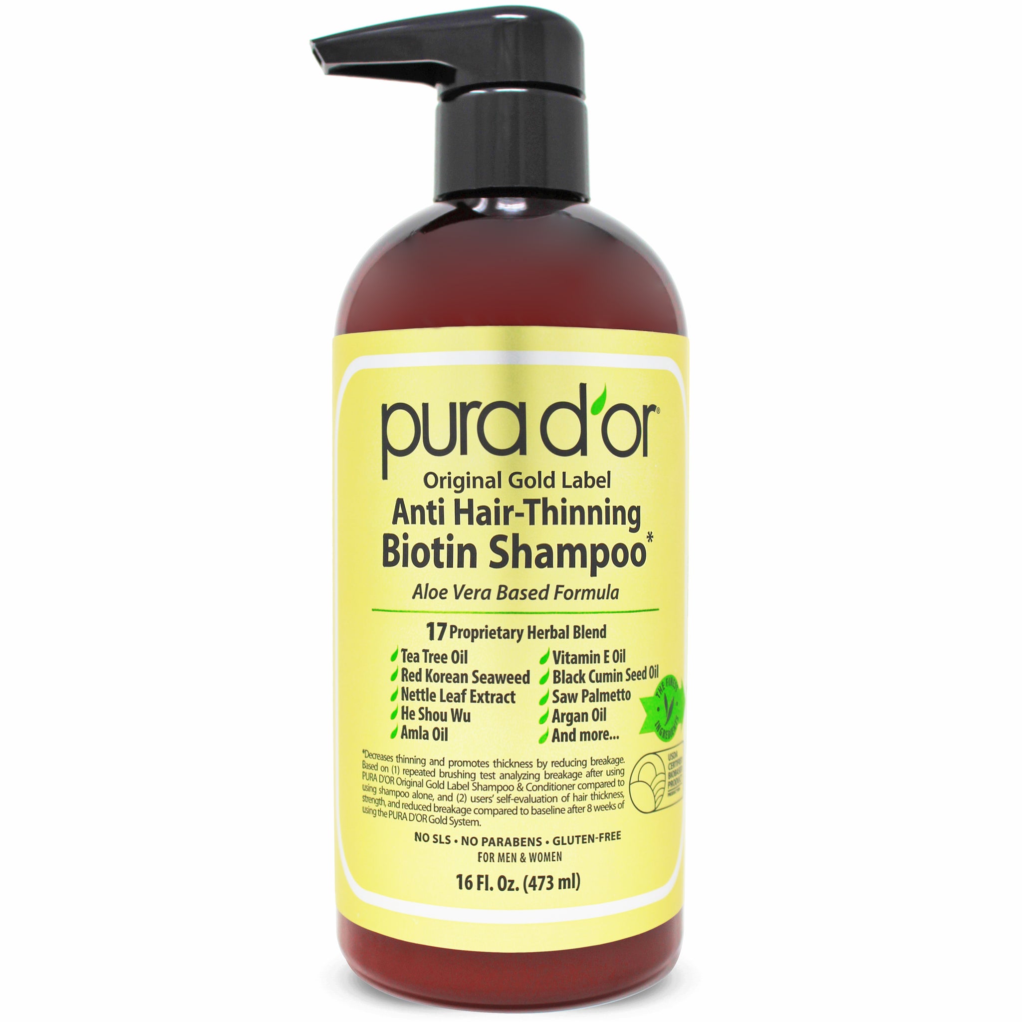 Pura D'OR Anti-Verdunning Shampoo