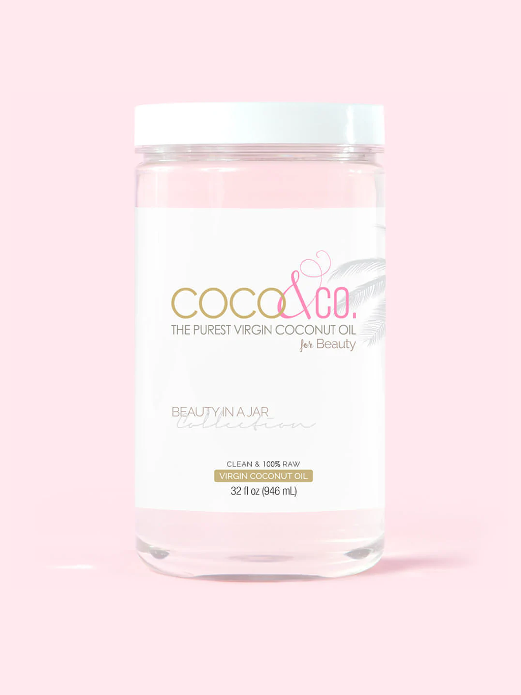 Pure Coconut Oil for Hair and Skin By COCO & CO. Clean