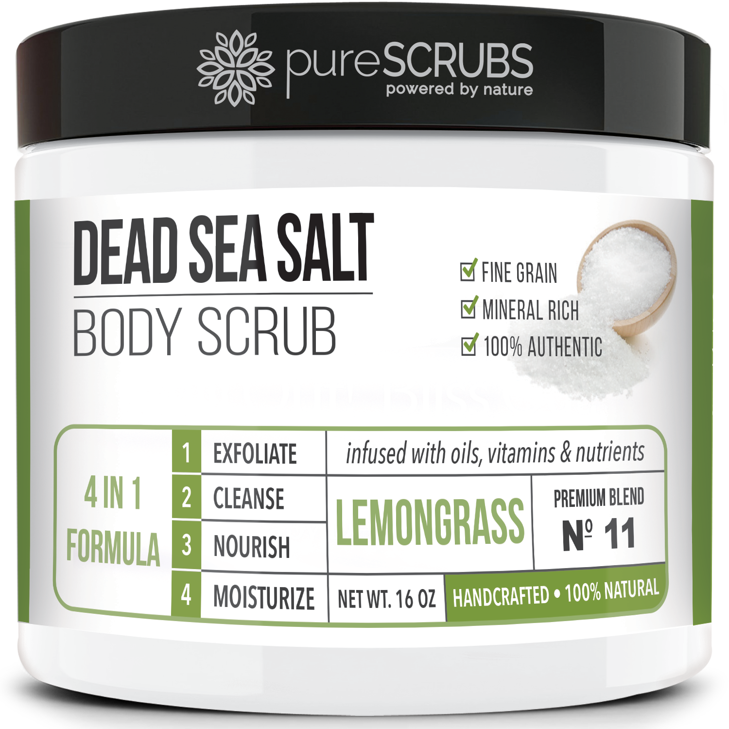 pureSCRUBS Premium Organic Body Scrub Set 