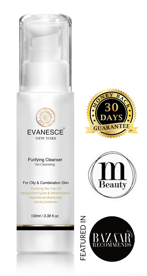 Purifying Cleanser No.1 Detox Gel Cleanser for Oily Skin. Includes Salicylic Acid that Helps to Remove Acne/Pimples. Top Acne Face Wash with Tea Tree Oil (1 x 100ml)