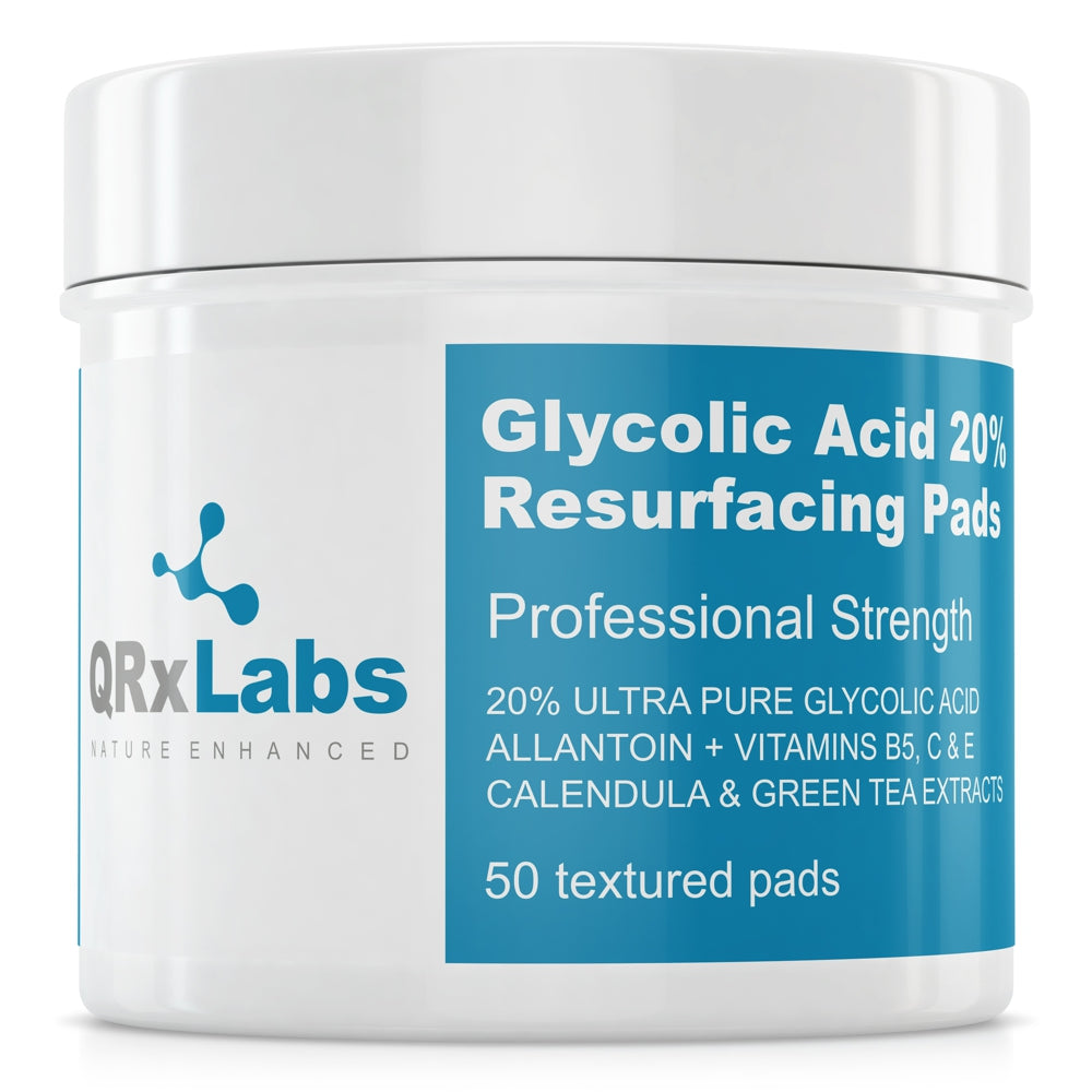 QRx Labs Glycolic Acid 20% Resurfacing Pads