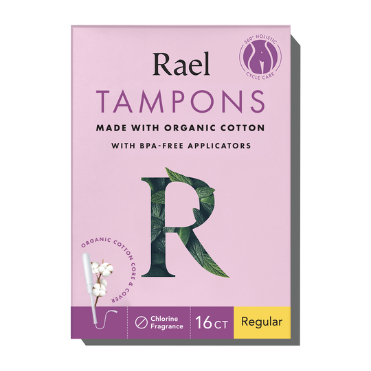 Rael Organic Cotton Core Tampons