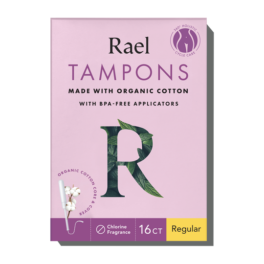 Rael Organic Cotton Core Tampons