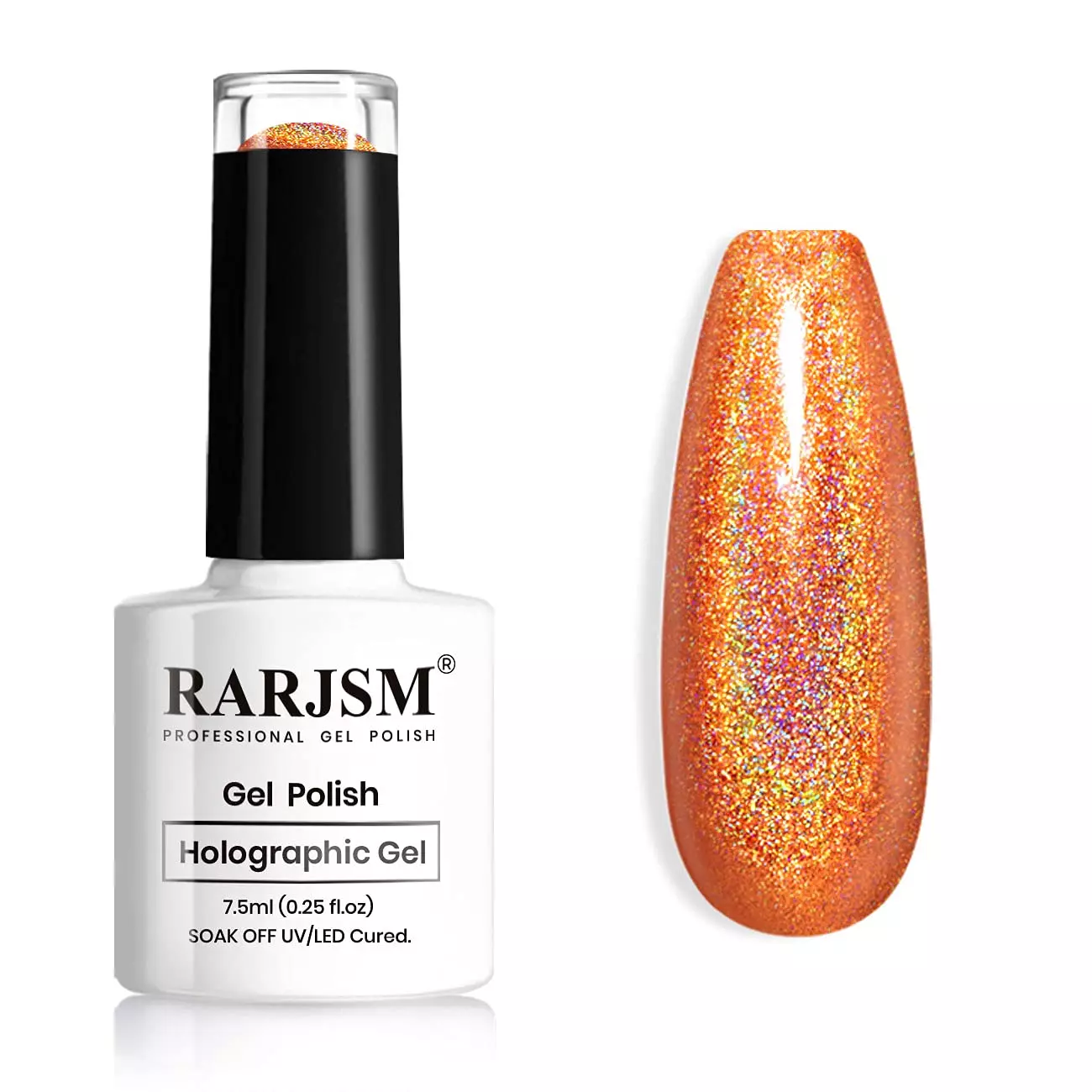 RARJSM Holographic Gel Nail Polish – Brown